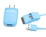 iKeep CC1BLUE Candi Universal Charging Cord, 6-Feet - Retail Packaging - Blue