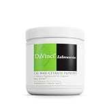 DAVINCI Labs Cal-Mag Citrate Powder - Supports Bone Health* - Dietary Supplement with Vitamin D2, Magnesium & Calcium - Vegetarian - Gluten-Free - 30 Servings