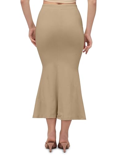 Image of Mehrang Stretchable Saree Shapewear Petticoat for Women, Cotton Blended,Petticoat,Skirts for Women,Shape Wear Dress for Saree