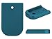 NDZ Performance Durable Aluminum Magazine Base Plate for Gen 5 Glock 17 19 22 23 34 45 47 49, 9mm .40 S&W, Custom Laser Engraved, Blue - NDZ Skull 1