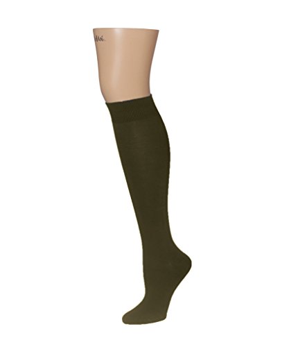 Image of MeMoi Solid Knit Knee High Socks for Women, Breathable and Comfortable Knee Highs