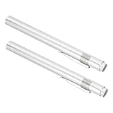 IMIKEYA 2 Stück LED Medizinische Stiftlampen aus Aluminiumlegierung mit Pupillenskalierung Kompakte Diagnostikleuchte für Pupillen und Mundinspektion Batteriebetrieben für Ärzte und
