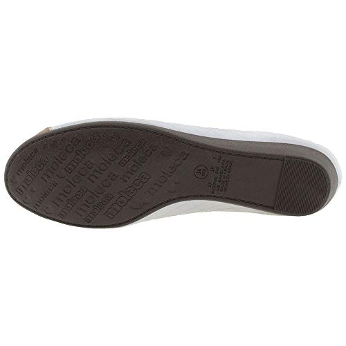 Sapatilha Feminina Moleca - 5230430 BRANCO/BEGE