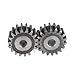 KJOET Industrial Machinery Pinion Gear 1pcs 2M16T/17T/18T/19T Low Carbon Steel Teeth Thickness 20 Mm Metal Gear Teeth Pitch 6.28 Mm Bore Size 10mm Hadware Part (Size : 10 mm, Color : 2M-16T)