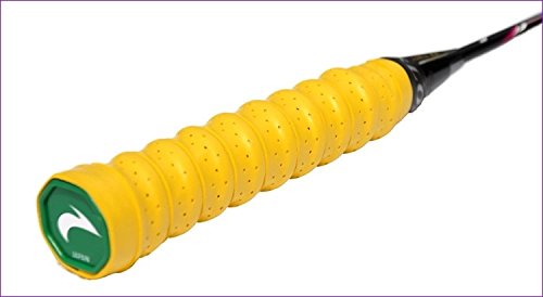 Vils Anti-Skid Sweat Absorb Badminton/Tennis/Squash Racket/Racquet Handle Overgrip Tape (Yellow) (B07DQXZ21D) Amazon Price History, Amazon Price Tracker