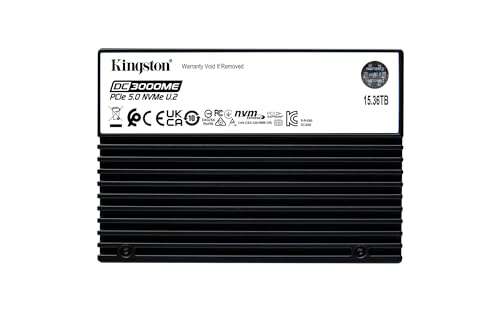 Image of Kingston Enterprise 15.36TB DC3000ME | TCG Opal U.2 PCIe 5.0 NVMe SSD | SEDC3000ME /15T3