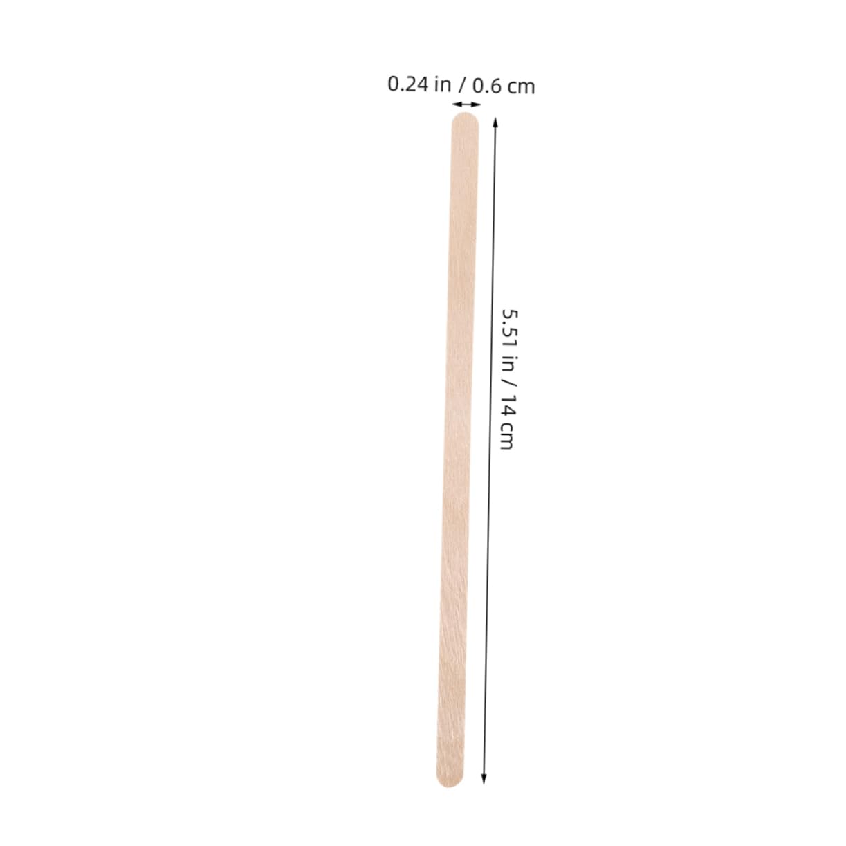 PRETYZOOM 500 Pcs Wooden Stirrer 14cm Stir Sticks for Tea Coffee Cocktails Multi-use Stirring Tool Sustainable Craft Stick