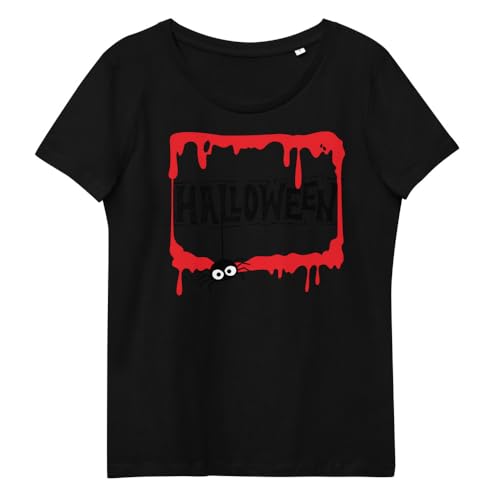 T-shirt Halloween femme ajusté éco fini les déguisements inconfortables