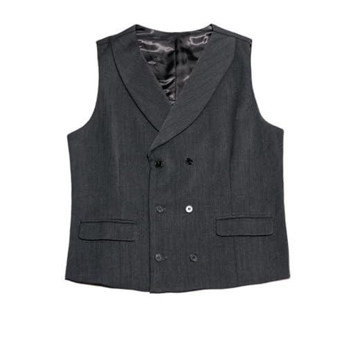 Men's Suit Vest Spring Fall British Style Button Casual Business Slim Fit Vest Waistcoat for men2