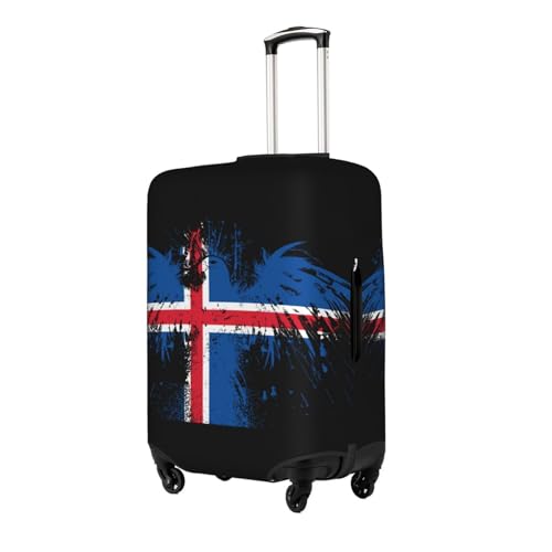 Travel Luggage Cover Iceland Icelander Flag Fashion Washable Baggage Suitcase Protector Fit For Luggage X-Large2