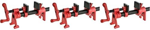 Bessey BPC-H34 3/4-Inch H Style Pipe Clamp (3-(Pack))