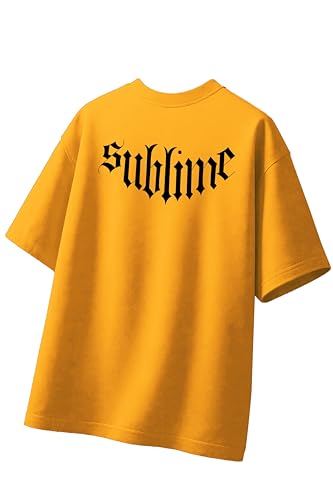 Image of Men's Oversized T-Shirt, 100% Cotton, Round Neck, Short Sleeve, Printed Chest and Back, Casual Summer Wear, S to 3XL