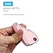 MILD EAST for VW Car Key Fob Cover with Keychain, Soft TPU Car Key Case Shell for Volkswagen Beetle Gti Jetta Passat Tiguan (pink)