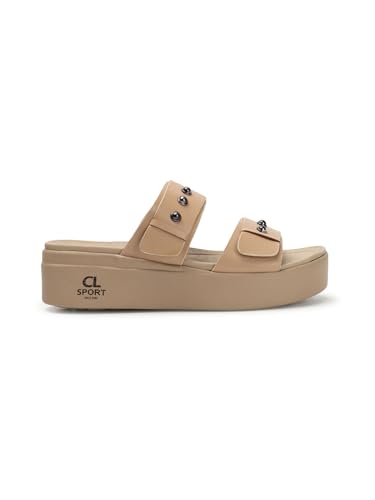 Image of Carlton London women's Adjustable Double Strap Platform Sandals