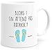 Mug Humour Patrick Tasse Message Drôle Film Rigolo. Idée Cadeau Original Ami, Collègue Amoureux Couple Frère Soeur Pote pour Anniversaire Noël ou Pour le Plaisir. Dino Mugs le Sourire dès le Réveil.