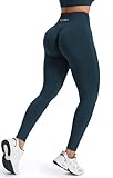 JOYSPELS Women's Butt Lift Leggings - Seamless Scrunch Bums Gym Leggings, High Waisted Yoga Running Sports Workout Leggings for Women - Stargazer Blue2 - XS - Image 1