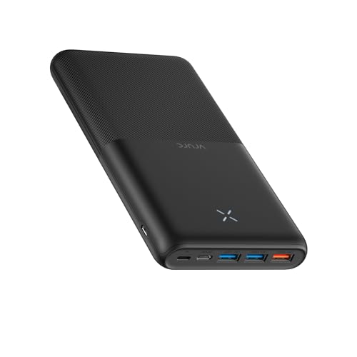 Power Bank 25000mahï¼ÅSlim PowerBank 22.5W Ricarica Rapida USB C Batteria Esterna con 4 uscite e 3 ingressi Caricatore Portatile Compatibile per iPhone Huawei