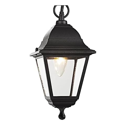 Happy Homewares Matt Black Outdoor Lantern Cover