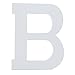 BestPysanky Courier Font White Color Wooden Letter B (6 Inches)
