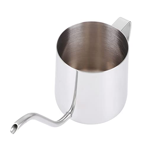 OFFSCH 1pc Stainless Steel Kettle Gooseneck Coffee Kettle Stainless Water Bottles Coffee Pot Stainless Tea Kettle Gooseneck Kettle Kettle Coffee Can Silver