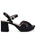 Aerosoles Women's Cosmos Heeled Sandal, Black Leather, 7