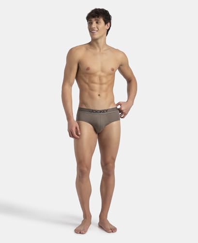 Image of Jockey 8037 Men's Super Combed Cotton Solid Brief with Ultrasoft Waistband