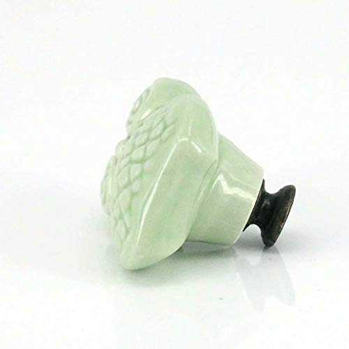 FBSHOP (TM), 2 pomelli in ceramica a forma di