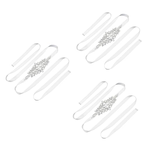 Ceinture de satin à strass pour sublimer une robe de mariage