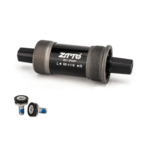 HOUSON Fahrrad Innenlager, Fahrrad Tretlager 68-73MM Vierkant BSA Quadratisches Tretlagergehäuse Tretlagerachsen für Fahrrad 116mm