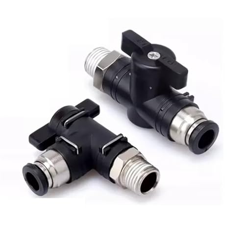 Raccord rapide pneumatique à une touche vanne manuelle BL 16mm