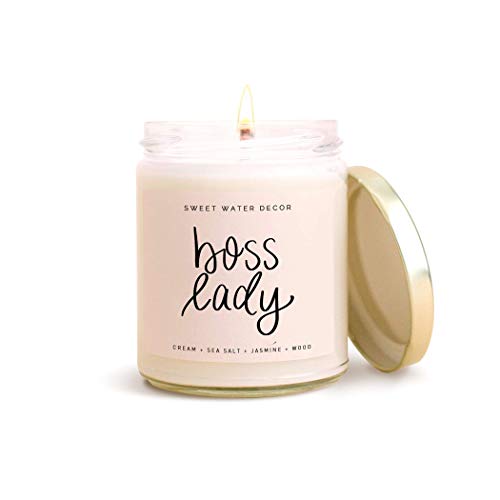 Sweet Water Decor BOSS LADY Soy Wax Candle Scented Candles Boss's Day Gift