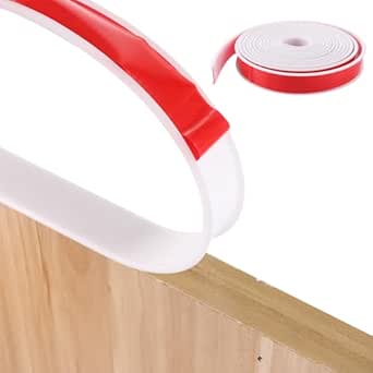 Selbstklebender Kantenumleimer 2m - U-Form TPE Ohne Bügeln (16mm Pink)