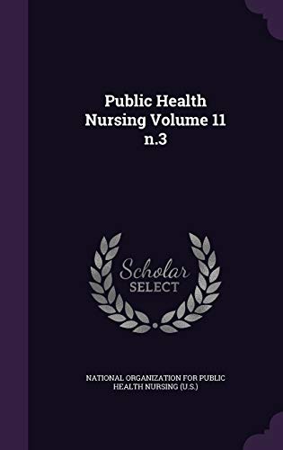 Public Health Nursing Volume 11 n.3