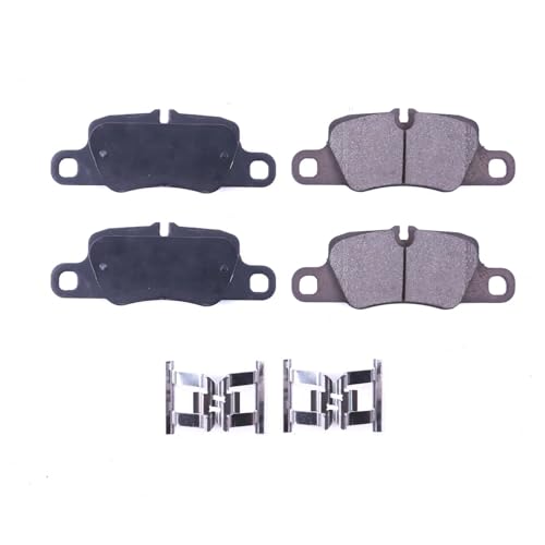 Image of PowerStop Rear Brake Pads for Porsche 911 2013-16 | Porsche Panamera 2010-19 - Z17 Ceramic Brake Pads with Installation Hardware, 17-1417