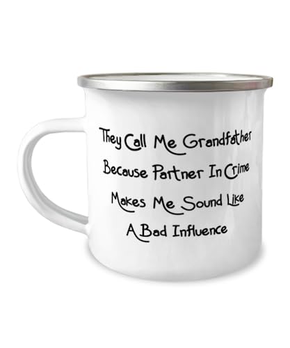 Beautiful Grandfather Gifts, They Call Me Grandfather Because Partner In, Father 12oz Camper Mug For Grandfather from Grandchild, Grandfather clock, Grandfather gift ideas, Grandfather gifts for