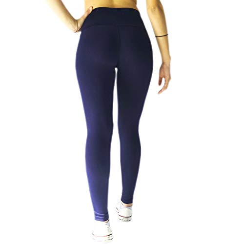 KIT 3 Legging Plus Size Fitness Suplex Lisa ou Estampada PRETO-AZUL-PRETO G2