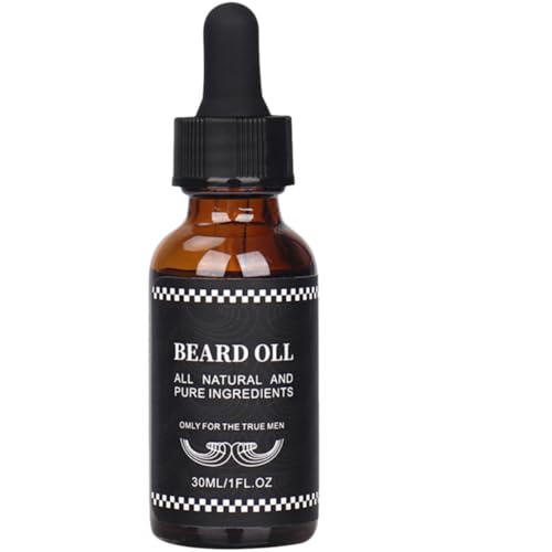 iplusmile Aceite para el cuidado del bigote 30ml en vidrio con absorción rápida y nutrientes para hombres uso diario en viajes para novio y papá