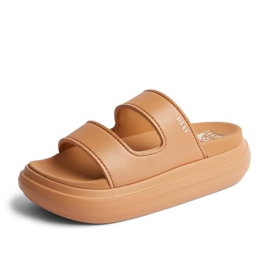 Image of REEF Cushion Bondi 2 Bar Women's Slide Sandal, Lightweight and Supportive Footbed, Water Friendly