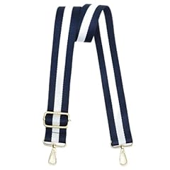 Wide:1.5"(3.8cm) Blue & White Stripe