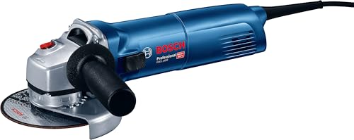 Bosch Professional Winkelschleifer GWS 1400 (Leistung 1.400-W-Motor, 125mm Scheiben-Ø, inkl. Aufnahmeflansch, Schutzhaube,...
