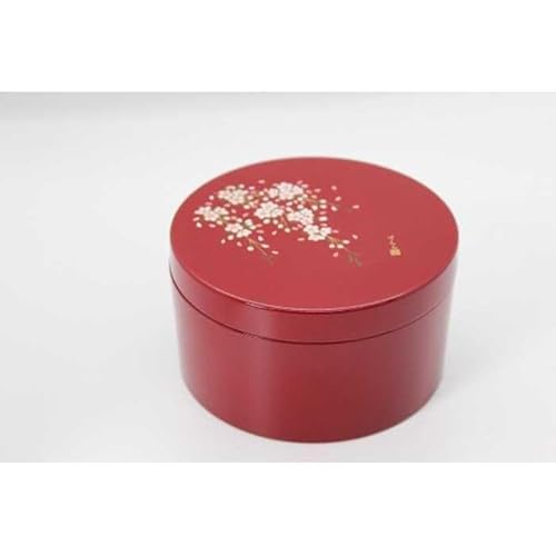 紀州漆器 ボンボニエール 朱 桜さくら[NT7]