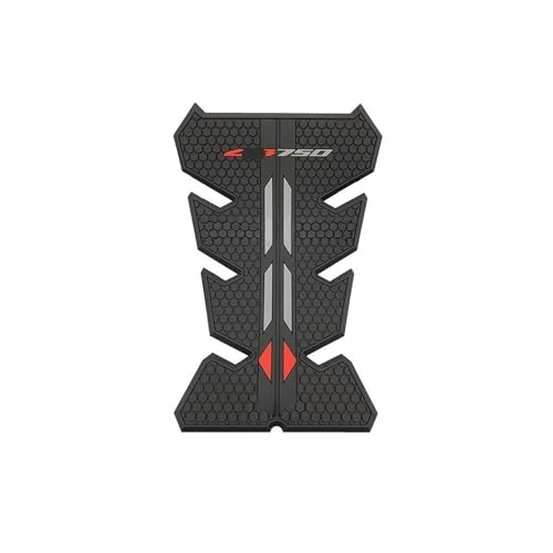 Protection réservoir CB750 Hornet 2023 autocollant grip latéral noir