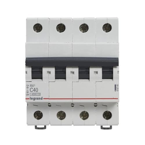 Legrand RX3 4P 40A MCB | Four Pole Miniature Circuit Breaker | Ref. 402464 | DIN Rail Protection Switch-picture-15
