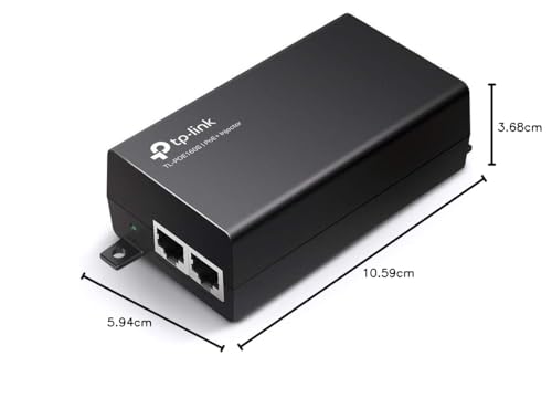 TP-Link 802.3at/af Gigabit PoE Injector , Non-PoE to PoE Adapter , Supplies PoE (15.4W) or PoE+ (30W) , Plug & Play , Desktop/Wall-Mount , Distance Up to 100m (TL-PoE160S)