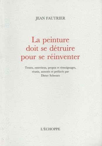 La peinture doit se détruire toile de maître contemporaine en édition limitée pour salon