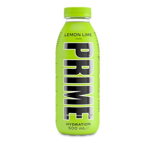 Image of PRIME HYDRATION Lemon Lime Hydration Drink, 16.9 Fl oz / 500 Ml