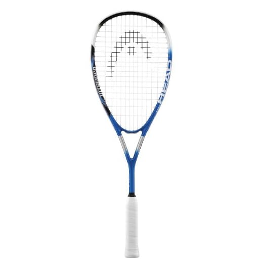 HEAD Sprint Court 4.0 Junior Head Metallix Intruder Raquette de squash Bleu/noir/argent Taille 20