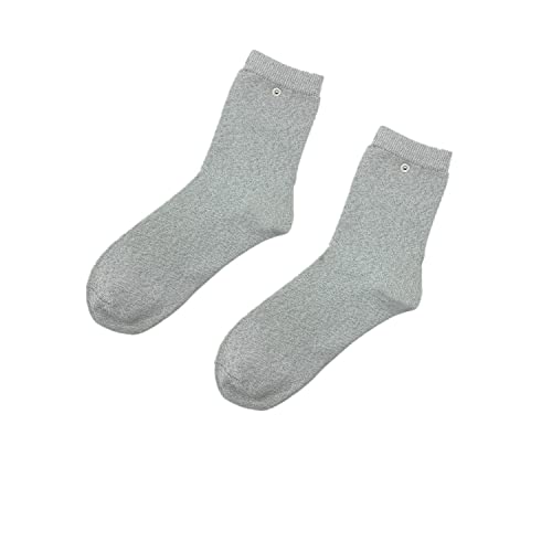 Conductive Grounded Socks 20% Silver Fiber Earthing Socks for Men Women