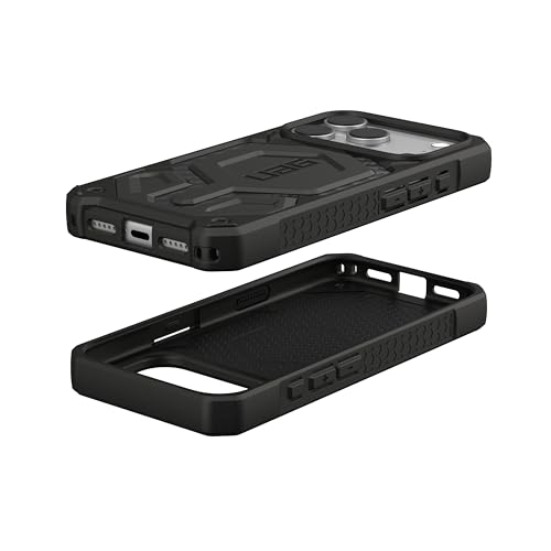 Image of Urban Armor Gear UAG Monarch Pro Magnetic Compatible with Exclusive Cap, Rugged Heavy Duty Shockproof Anti-Slip Military Grade Protective Case /Cover Designed for iPhone 17 Pro (2025) - Carbon Fiber