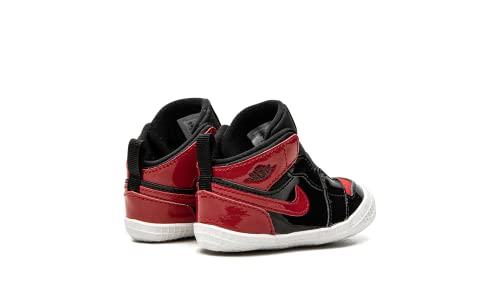 Jordan Toddler 1 Crib Bootie AT3745 063 Patent Bred - Size 2C3